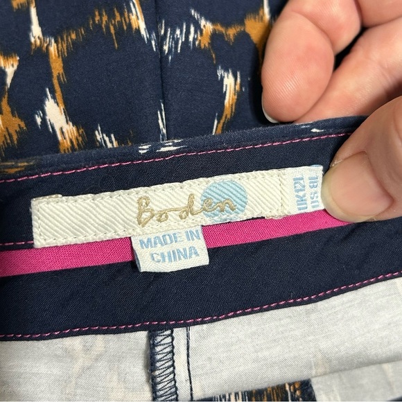 Boden Leopard Print Bistro Crop Pants - Picture 7 of 9